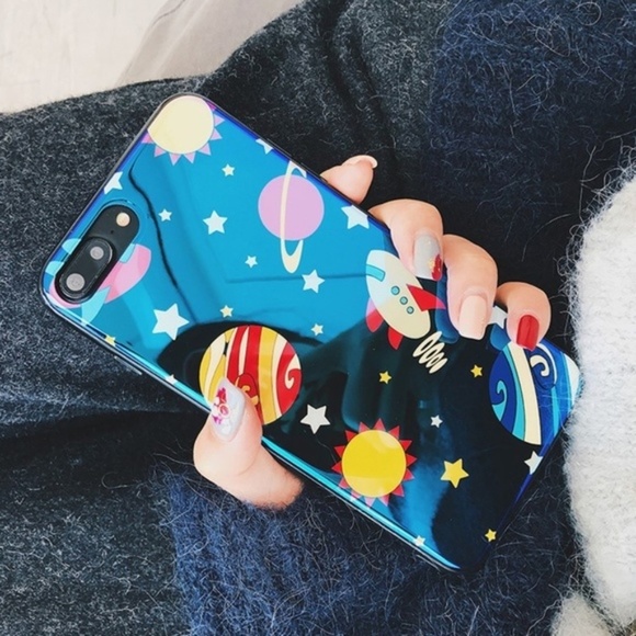 Accessories - NEW iPhone XS/X/7/8/Plus Cartoon Universe case